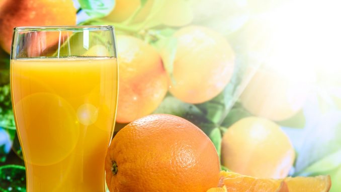 sok ze świeżych pomarańczy
